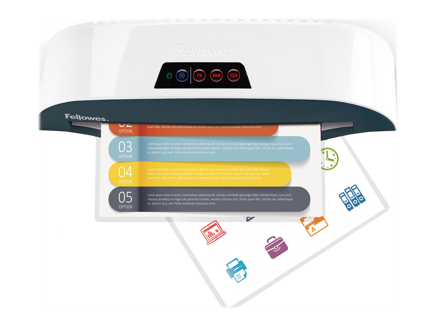 FELLOWES LAMINATING POUCH A4 250MIC 100PK