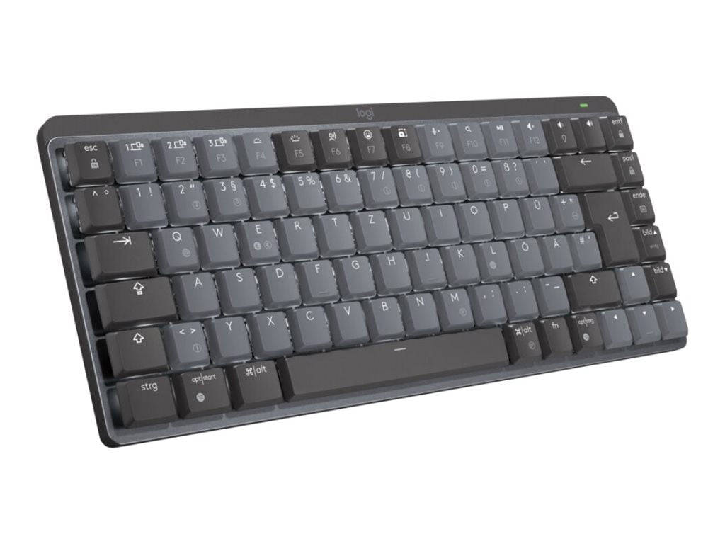 LOGITECH LOGITECH MX Mechanical Mini Minimalist Wireless Illuminated Keyboard - GRAPHITE - (FR) - 2.4GHZ/BT - N/A - CENTRAL - TACTILE