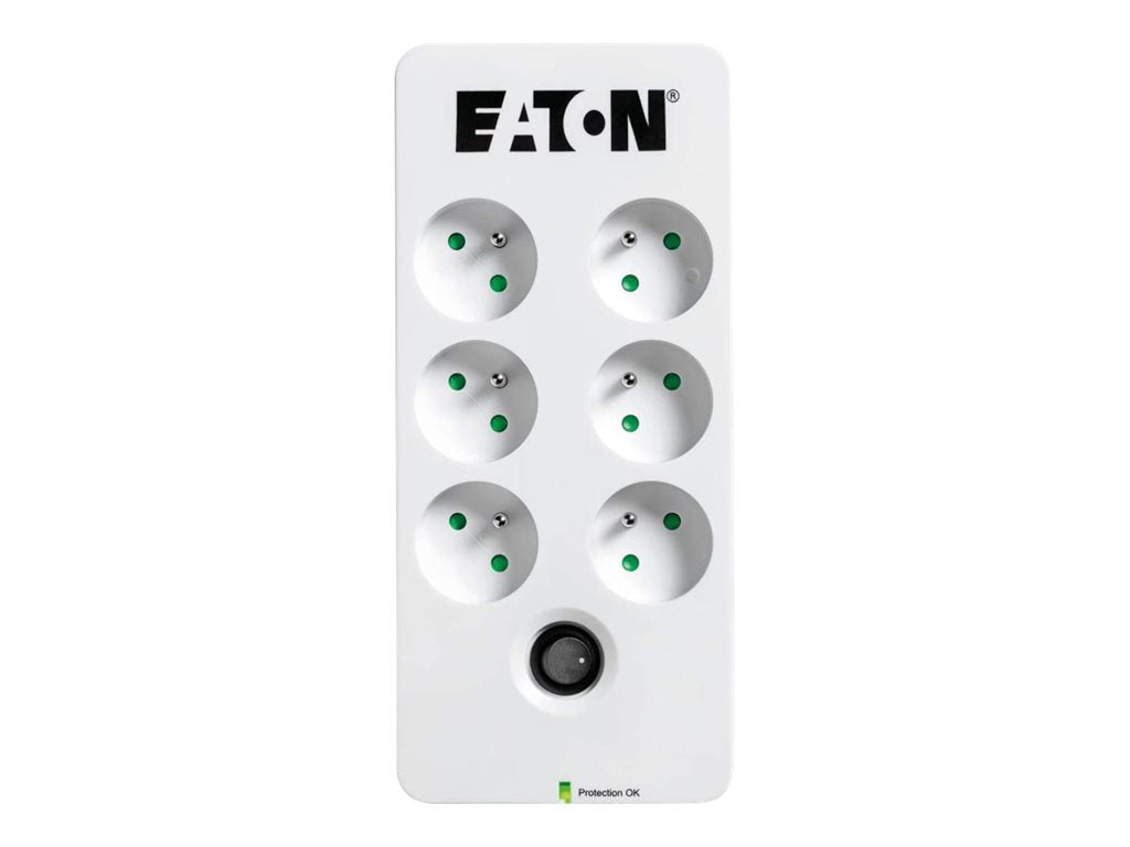EATON Multiprises parafoudre 10A Protection Box 6 prises FR