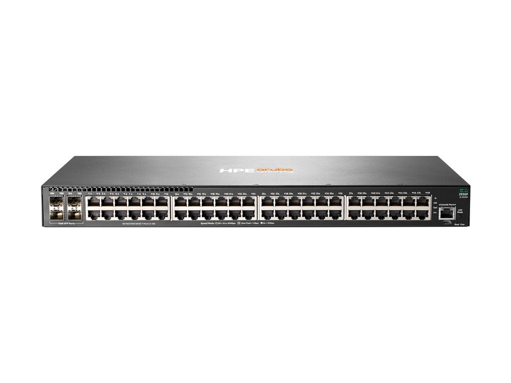 HEWLETT PACKARD ENTERPRISE HPE Aruba 2930F Switch 48G 4SFP Europe English
