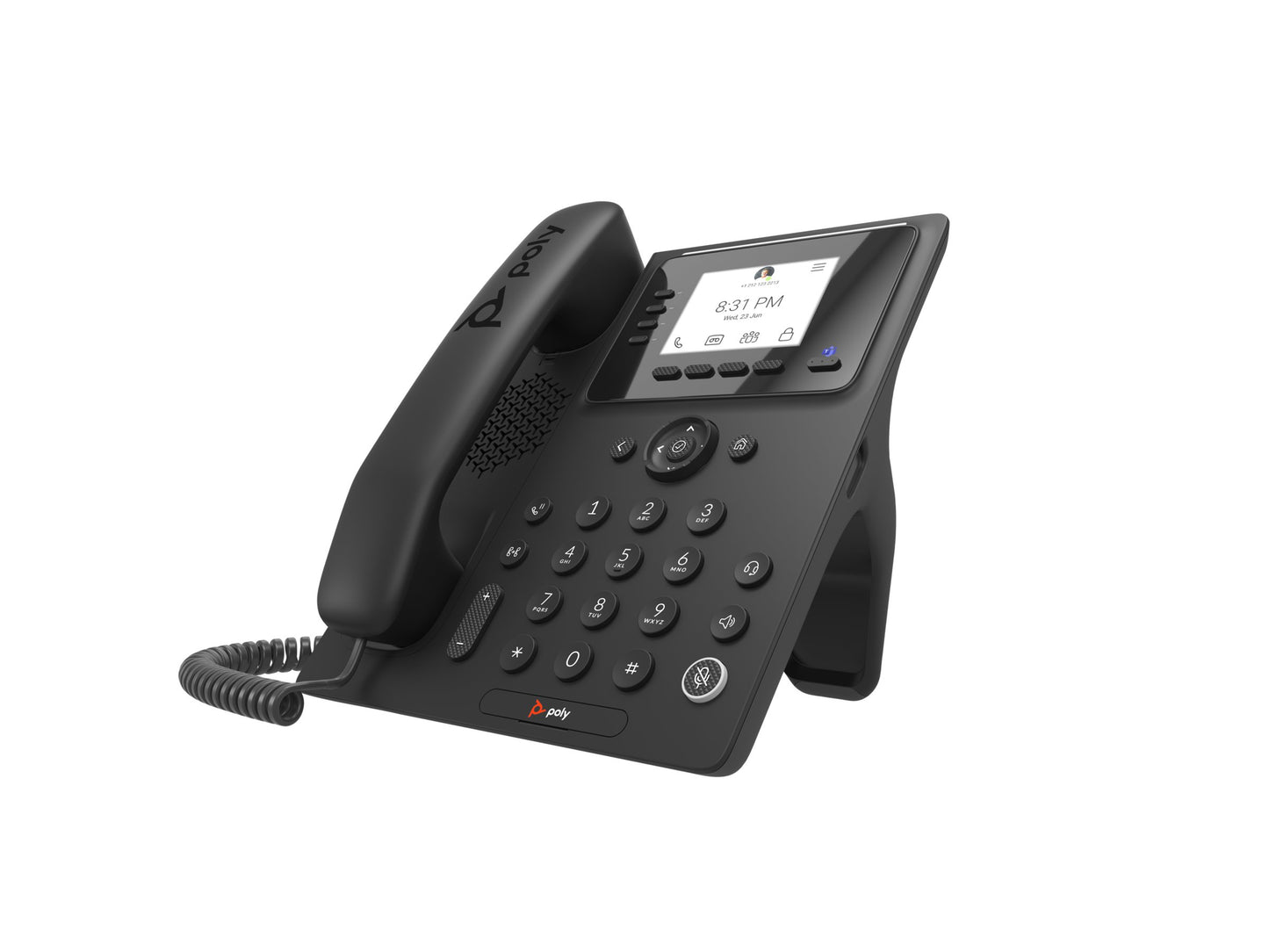HP Poly CCX 350 Business Media Phone for Microsoft Teams and PoE-enabled WW