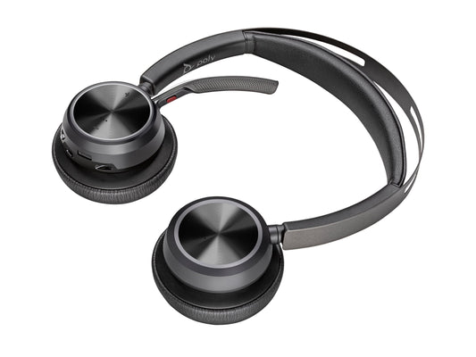 HP Poly Voyager Focus 2 USB-C-C Headset +USB-C/A Adapter +Charging Stand