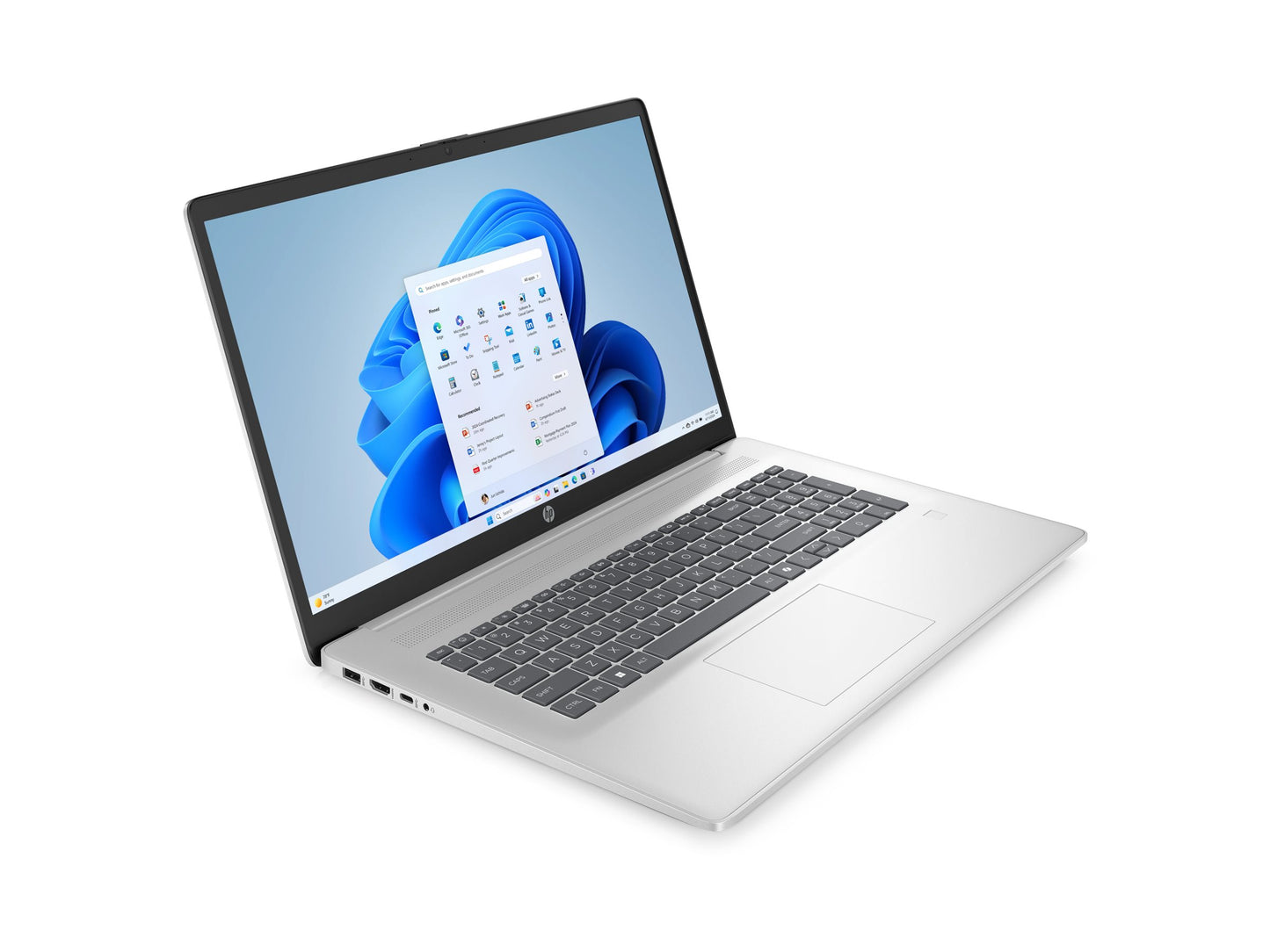 HP INC. HP Laptop 17-cp2062nf AMD Ryzen 3 7320U 17.3p HD+ 8Go 5500 512Go PCIe AMD Radeon Graphics W11H WARR 1/1/0 EURO