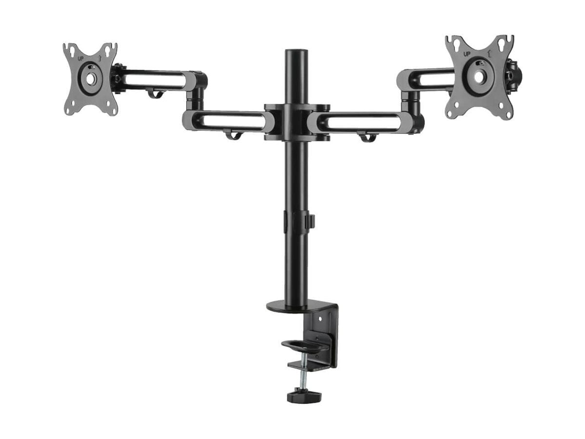 EATON EATON TRIPPLITE Dual-Monitor Flex-Arm Desktop Clamp for 13p to 27p Displays