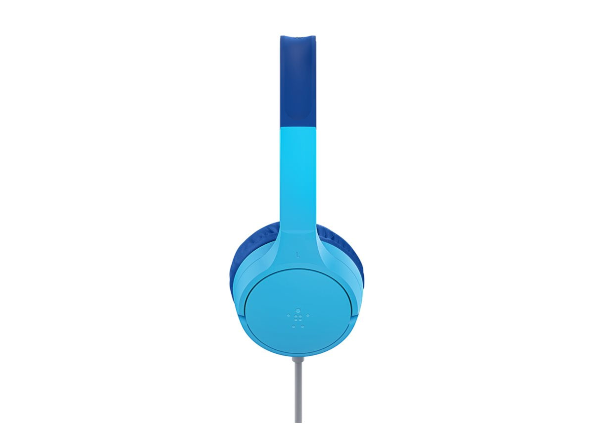 BELKIN SoundForm Mini Wired On-Ear Headphones USB-C & 3.5mm Blue