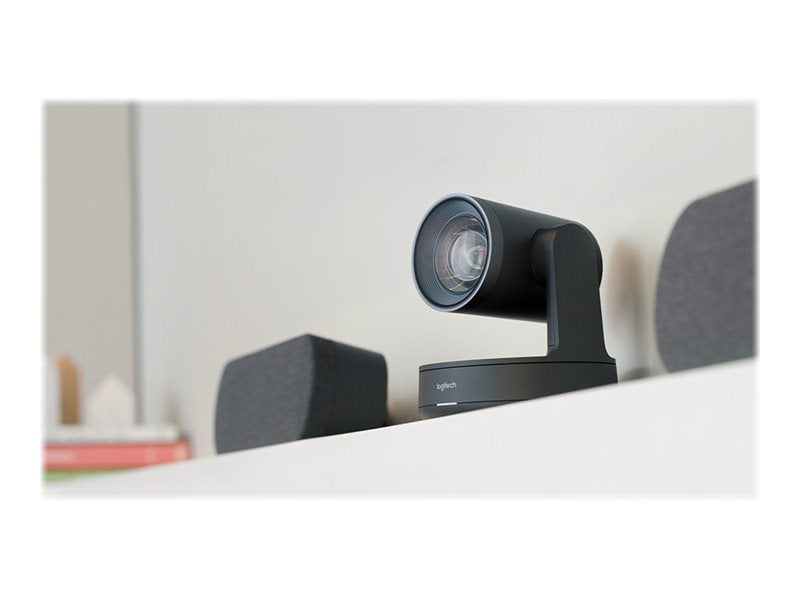 LOGITECH Rally Plus GRAPHITE - kit de visioconférence - micro Rally Mic - WHITE
