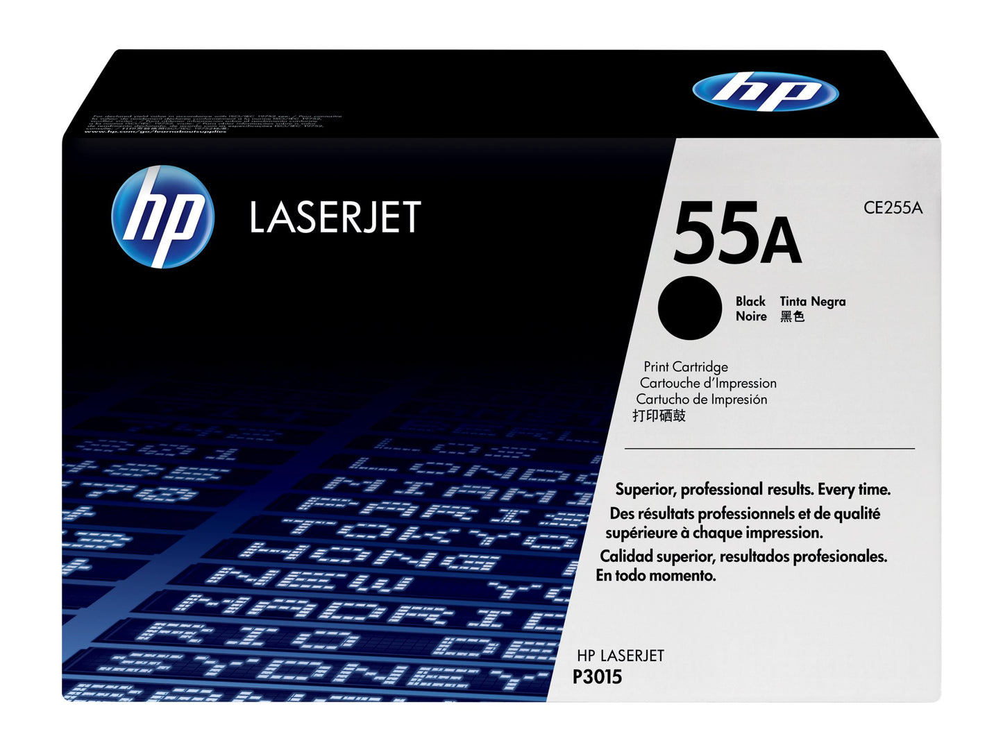 HP 55A original LaserJet Toner cartridge CE255A black standard capacity 6.000 pages 1-pack