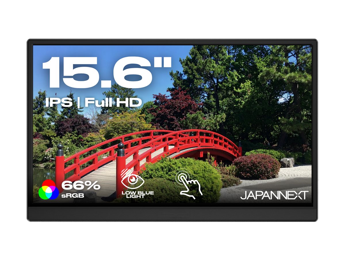 JAPANNEXT JAPANNEXT JN-MD-i156F-T-LE - Ecran nomade tactile 15.6p 1920x1080 FHD 60Hz - IPS - 300 cd/m2 - mini HDMI - USB-C charge