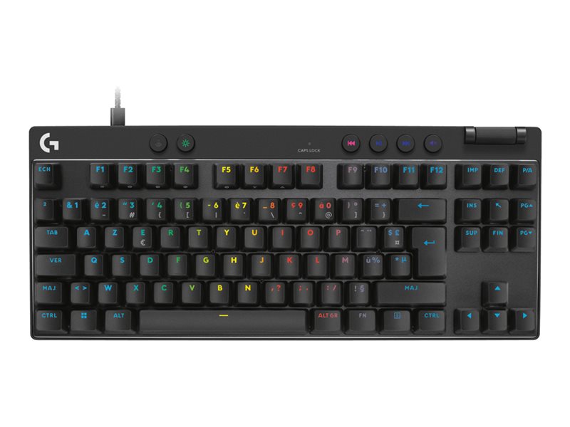 LOGITECH PRO X TKL RAPID Keyboard - Black (FR)