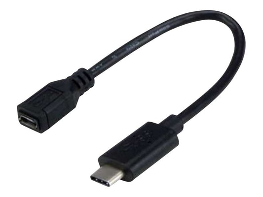MCL Adaptateur USB 3.1 type C / USB 2.0 micro B femelle - 17cm    (P)