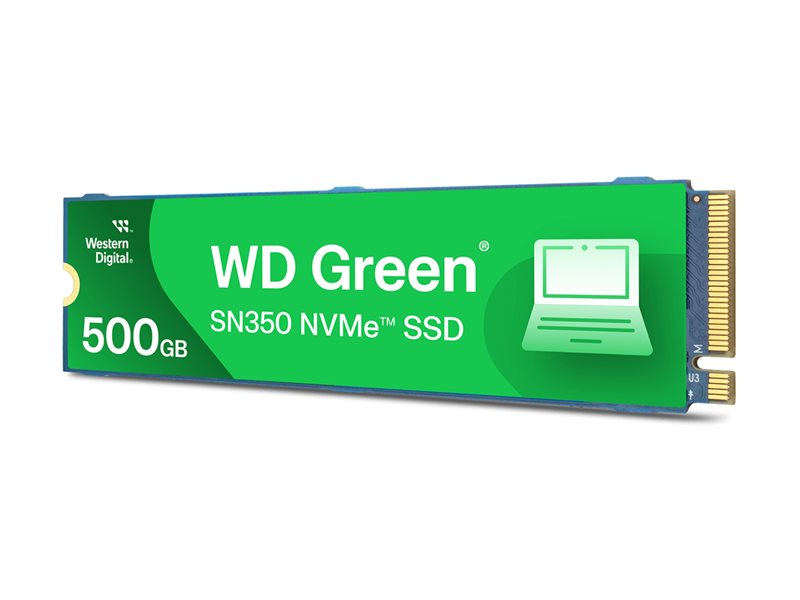 WESTERN DIGITAL WD Green SN350 NVMe SSD 500Go M.2 2280 PCIe Gen3