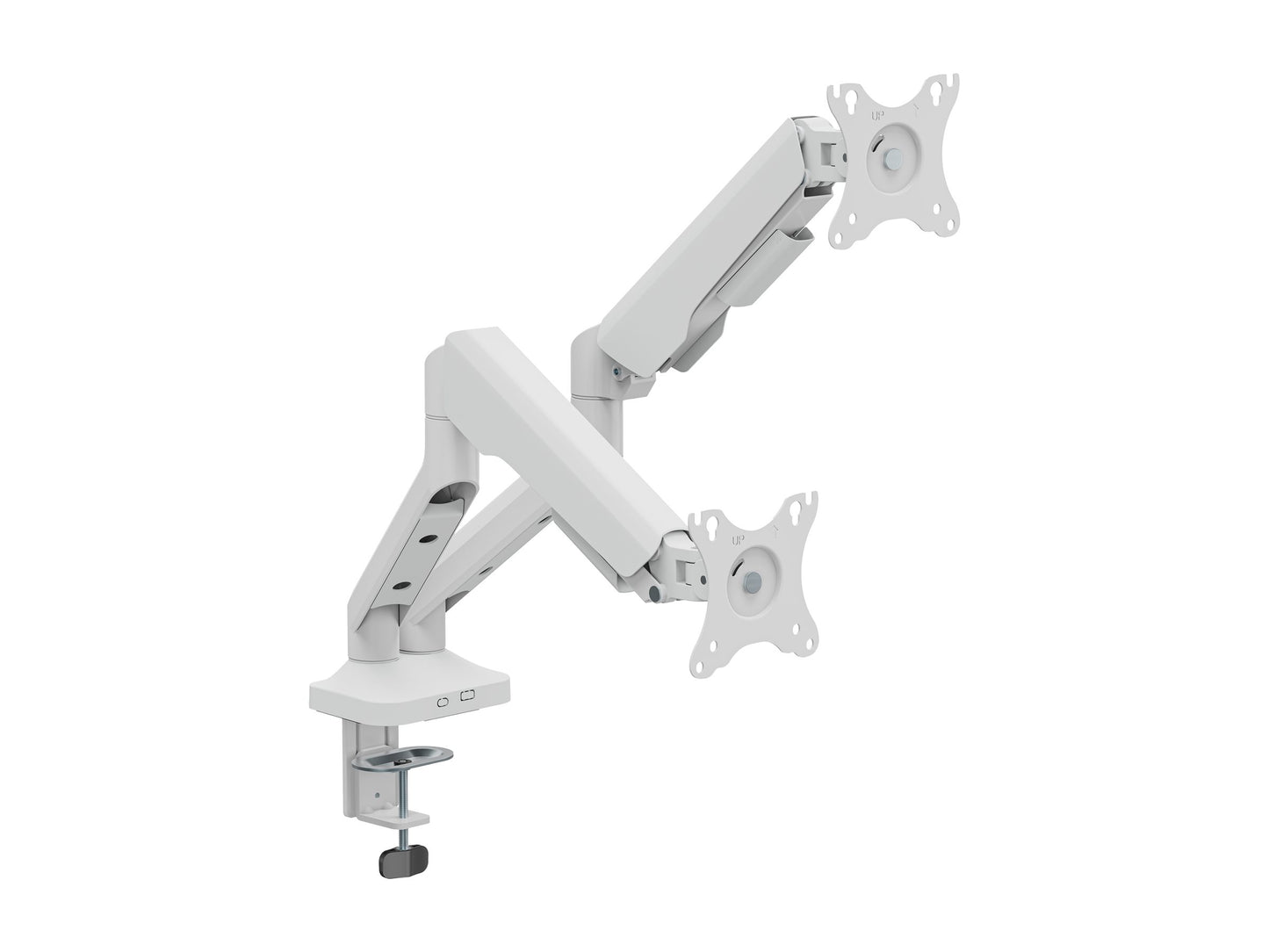 T'NB TNB ERGO - Double bras support articulé pour moniteur - blanc