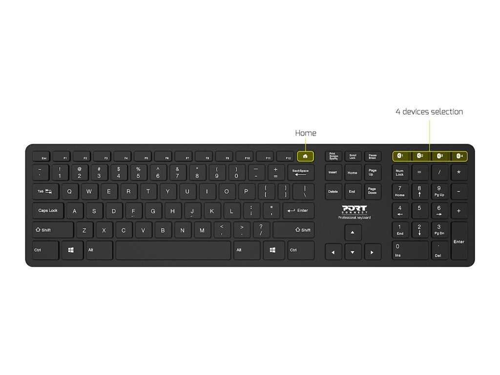 PORT DESIGNS Keyboard Office Pro Bluetooth - UK