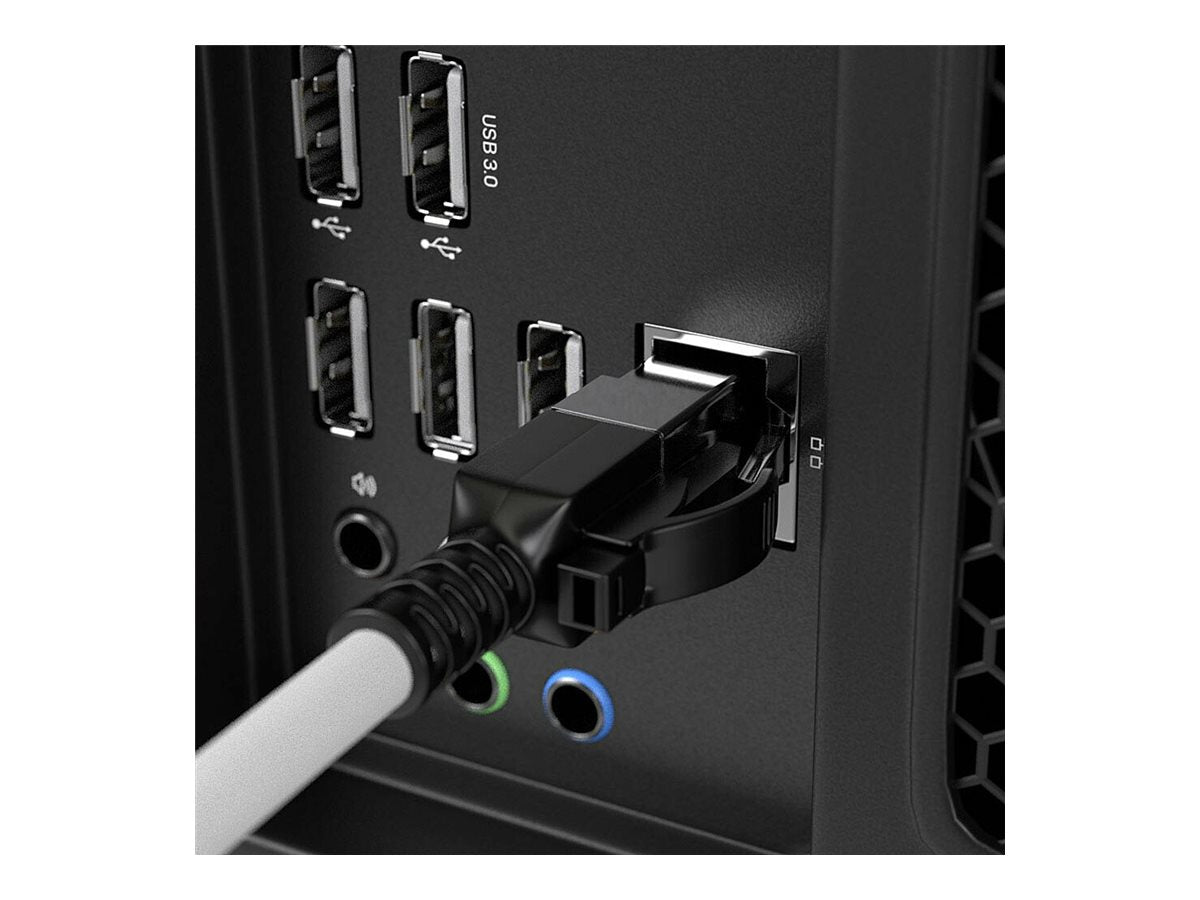 LINDY 1m Cat.6A S/FTP Security Network Cable Grey