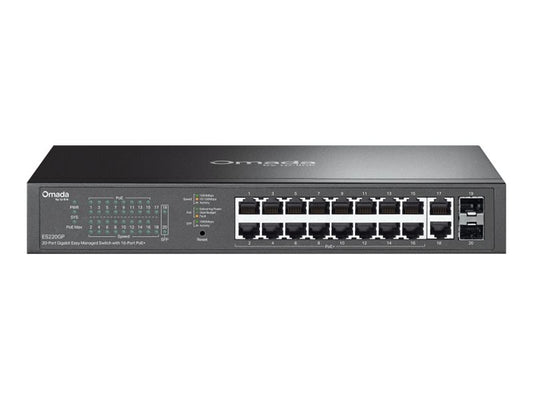 TP-LINK TP-LINK Omada 20-Port Gigabit Easy Managed Switch with 16-Port PoE+