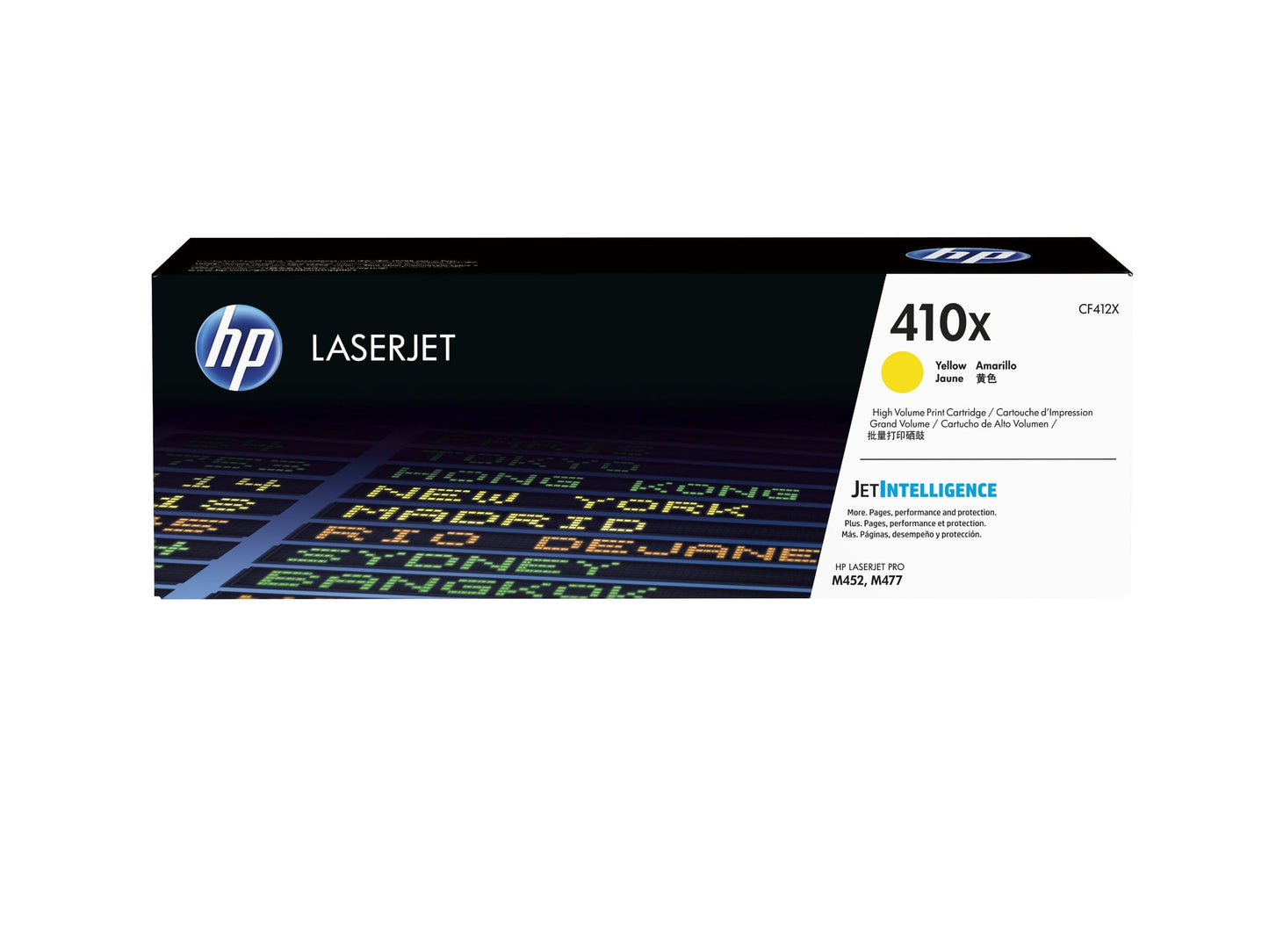 HP 410X original Toner cartridge CF412X yellow HY