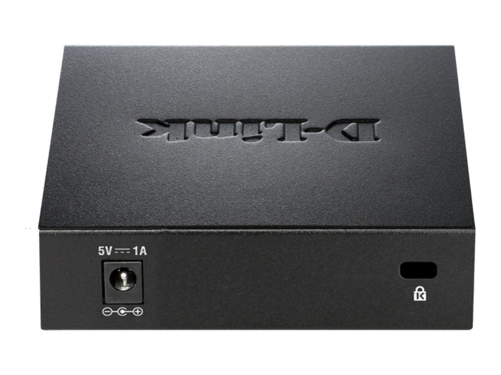 D-LINK D-LINK 5-port 10/100Mbps Fast Ethernet Unmanaged Switch - Metal Housing