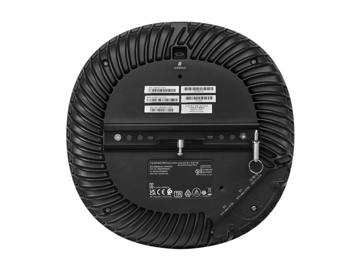 HEWLETT PACKARD ENTERPRISE HPE Aruba Networking AP-635 RW Tri Radio 2x2 Wi-Fi 6E Internal Antennas 5-pack Campus Access Point