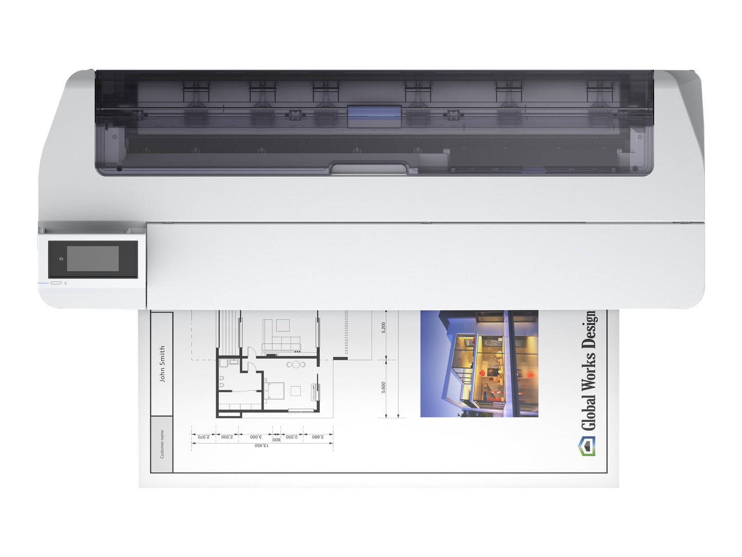 EPSON SureColor SC-T5100N 36inch large-format printer colour ink-jet Roll 91.4cm 2400x1200dpi Gigabit LAN Wi-Fi USB 3.0 Cutter