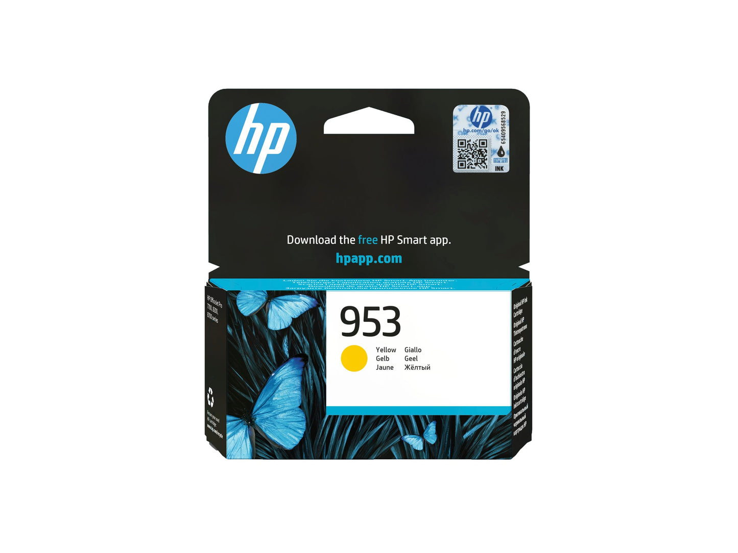 HP 953 original Ink cartridge F6U14AE BGX Yellow 700 Pages