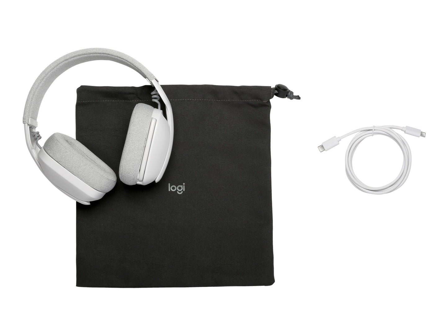 LOGITECH LOGITECH Zone Vibe 100 Headset full size Bluetooth wireless off-white