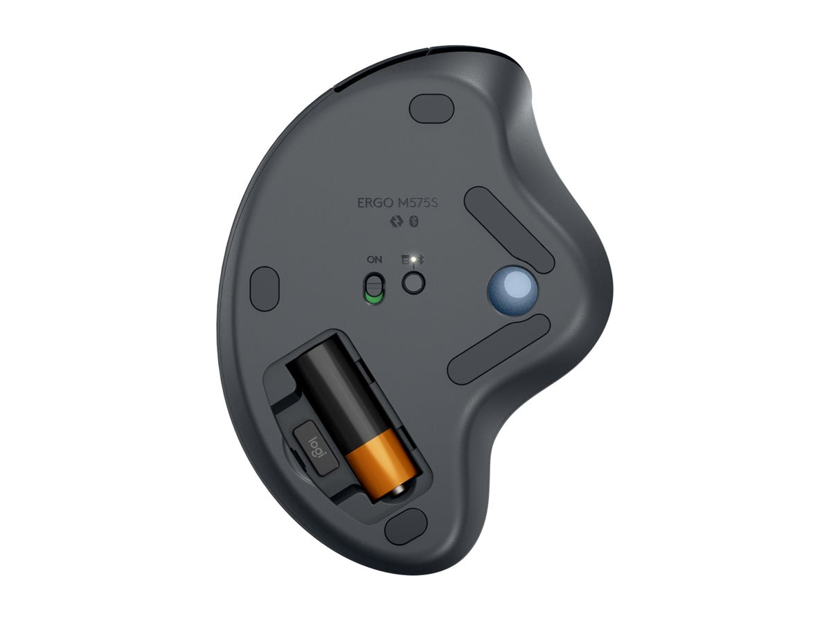 LOGITECH LOGITECH ERGO M575S Wireless Trackball - Graphite + Blue Ball