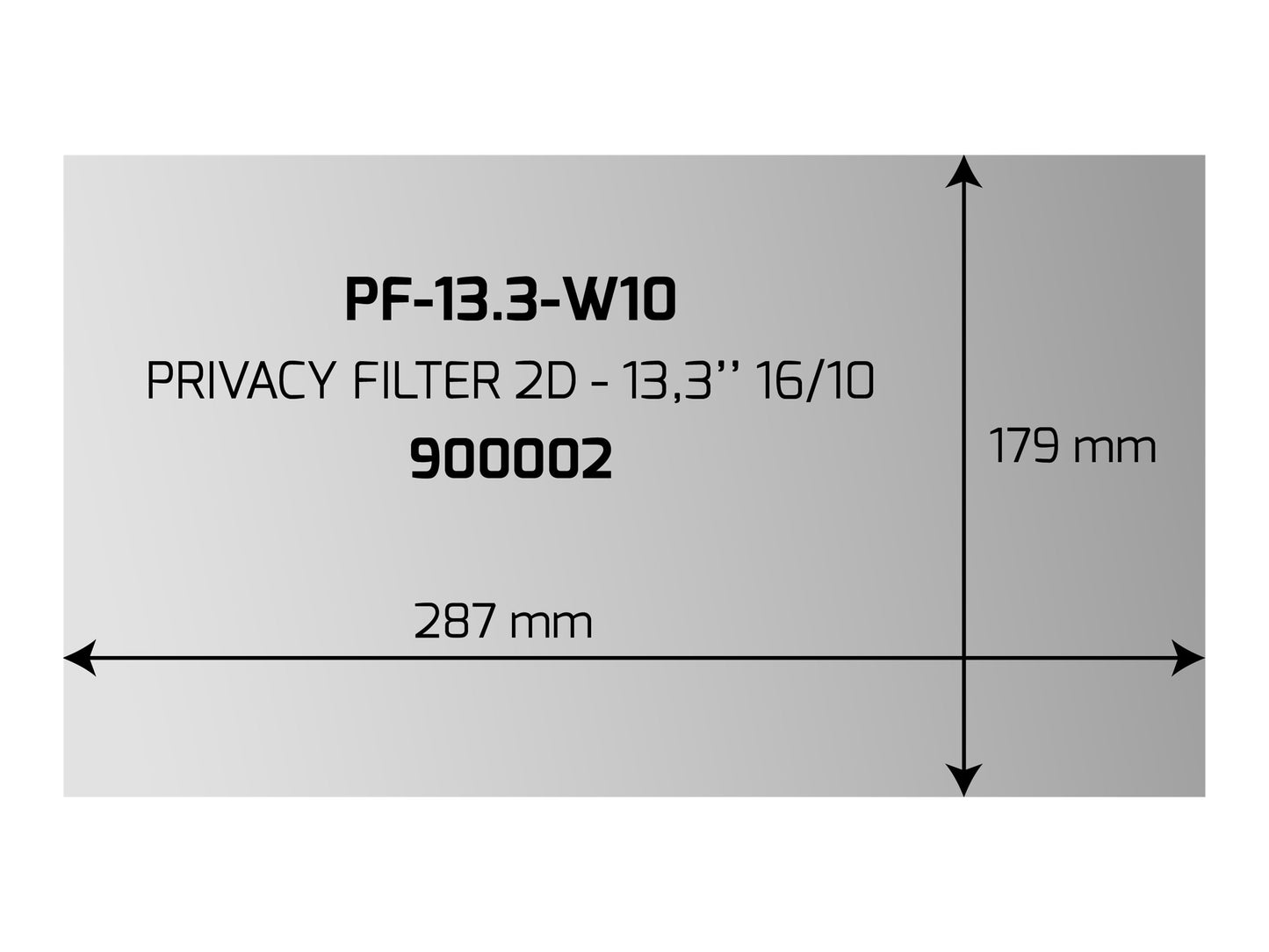 PORT DESIGNS PORT Privacy Screen protector 2D for 13,3 pcs