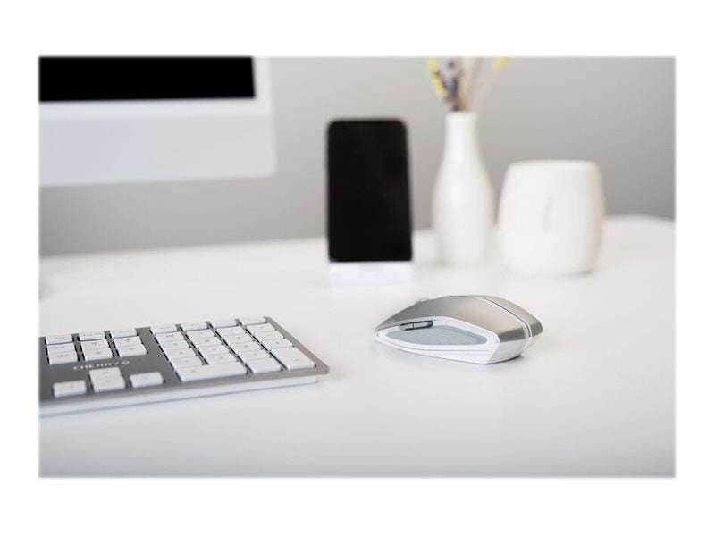 CHERRY GENTIX BT Frosted Silver Mouse
