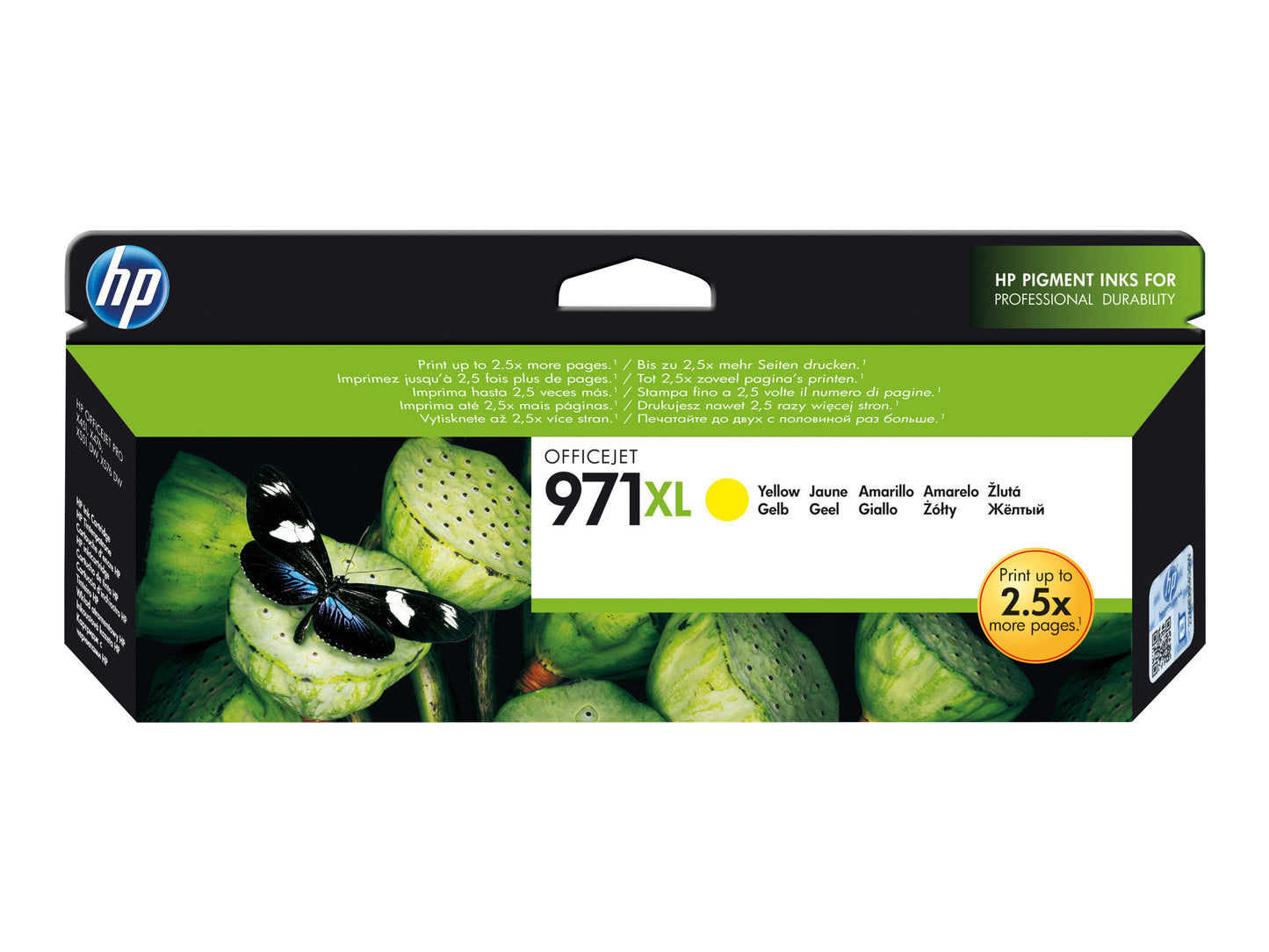 HP INC. HP 971XL original Ink cartridge CN628A yellow
