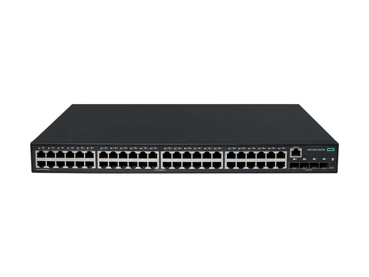 HEWLETT PACKARD ENTERPRISE HPE Networking CW 2050 48p 10/100/1000BASE-T 4p SFP 1G/2.5G Switch EU en