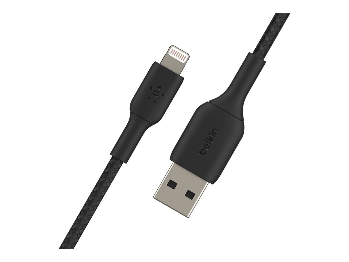 BELKIN BELKIN BOOST CHARGE USB-A to Lightning Cable Braided 2M Black