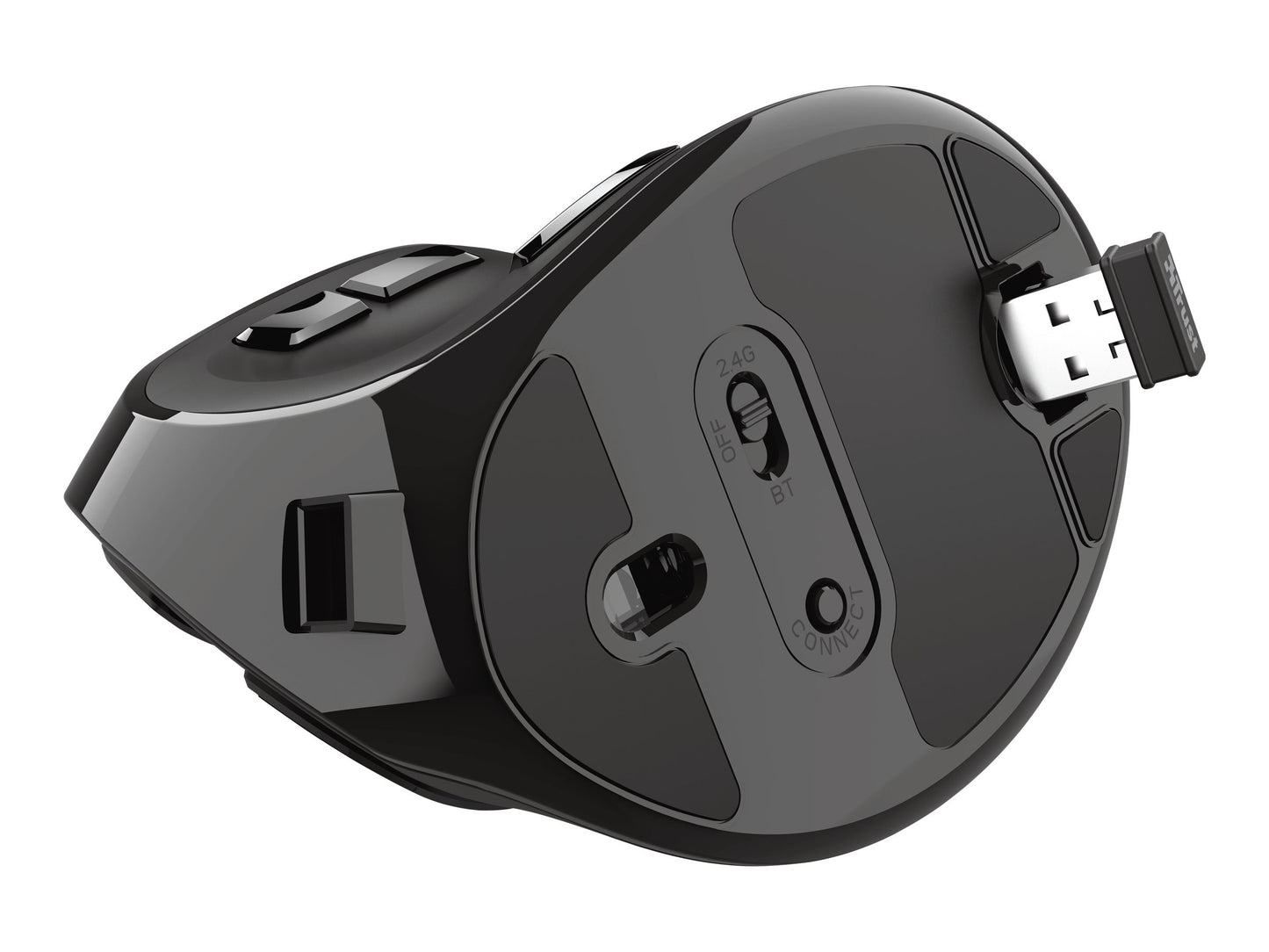 TRUST Souris sans fil ergonomique VOXX Rechargeable - Noire