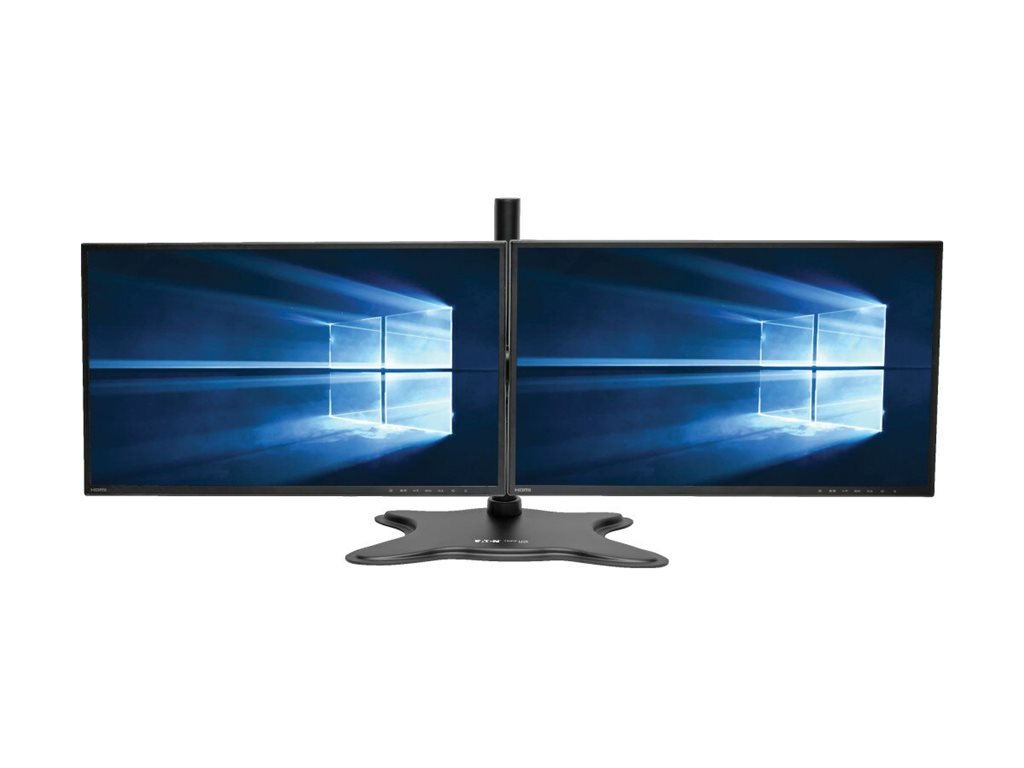 EATON TRIPPLITE Dual-Monitor TV Desktop Display Mount Stand Full Motion 13- 27inch Flat Screen Displays Stand full-motion
