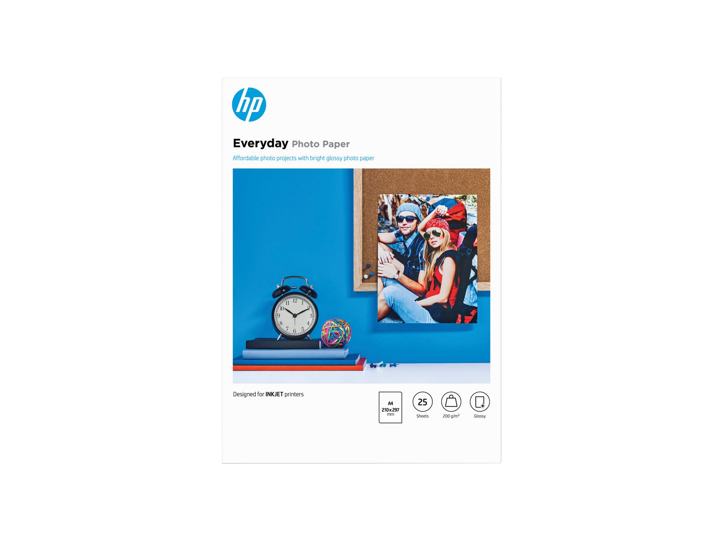 HP INC. HP original Q5451A Everyday Glossy Photo Paper Ink cartridgetjet 200g/m2 A4 25 sheets 1-pack