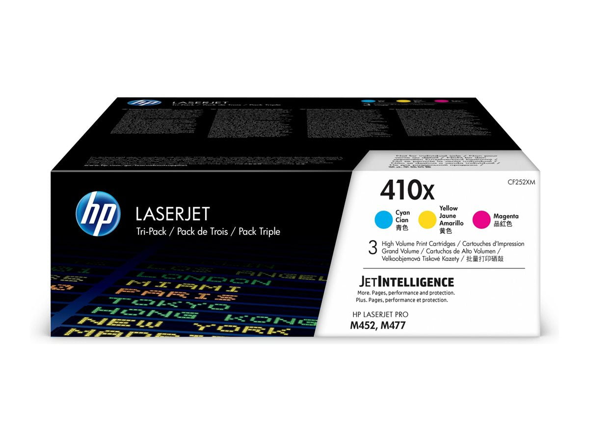 HP INC. HP 410X original LaserJet Toner cartridge CF325XM Cyaan Magenta Yellow High Yield 3-pack