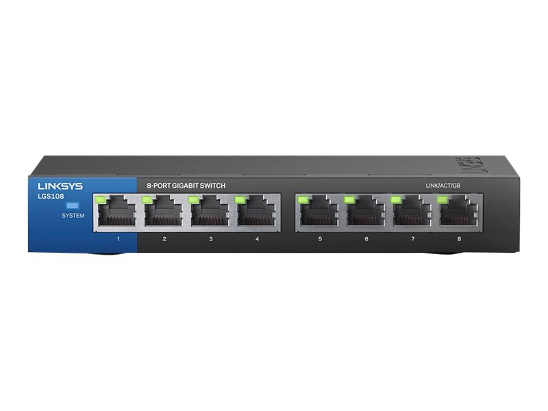 LINKSYS Switch 8 ports Gigabit - Boitier Métal - package retail