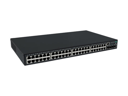 HEWLETT PACKARD ENTERPRISE HPE Networking CW 2050 48p 10/100/1000BASE-T PoE+ 4p SFP 1G/2.5G 410W Switch EU en