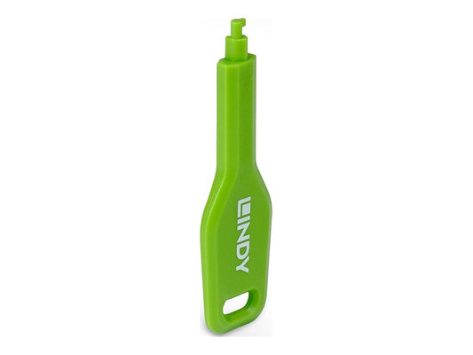 LINDY SFP Port Blocker key Green