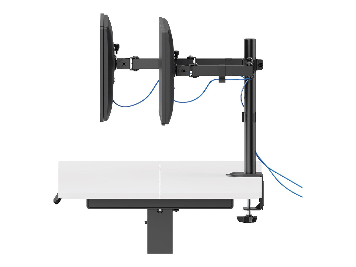 FELLOWES Bras décran double articlé Everyday