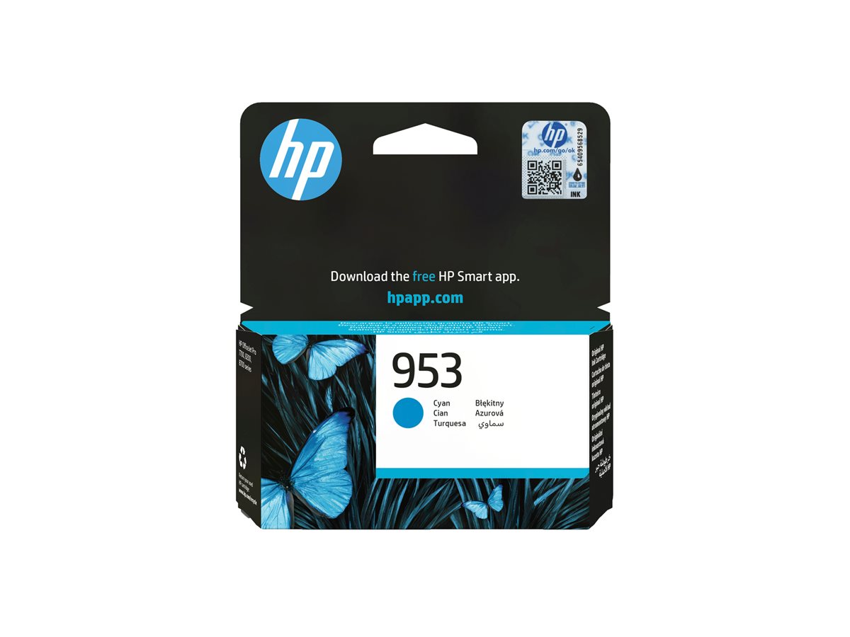 HP 953 original Ink cartridge F6U12AE BGX Cyan 700 Pages