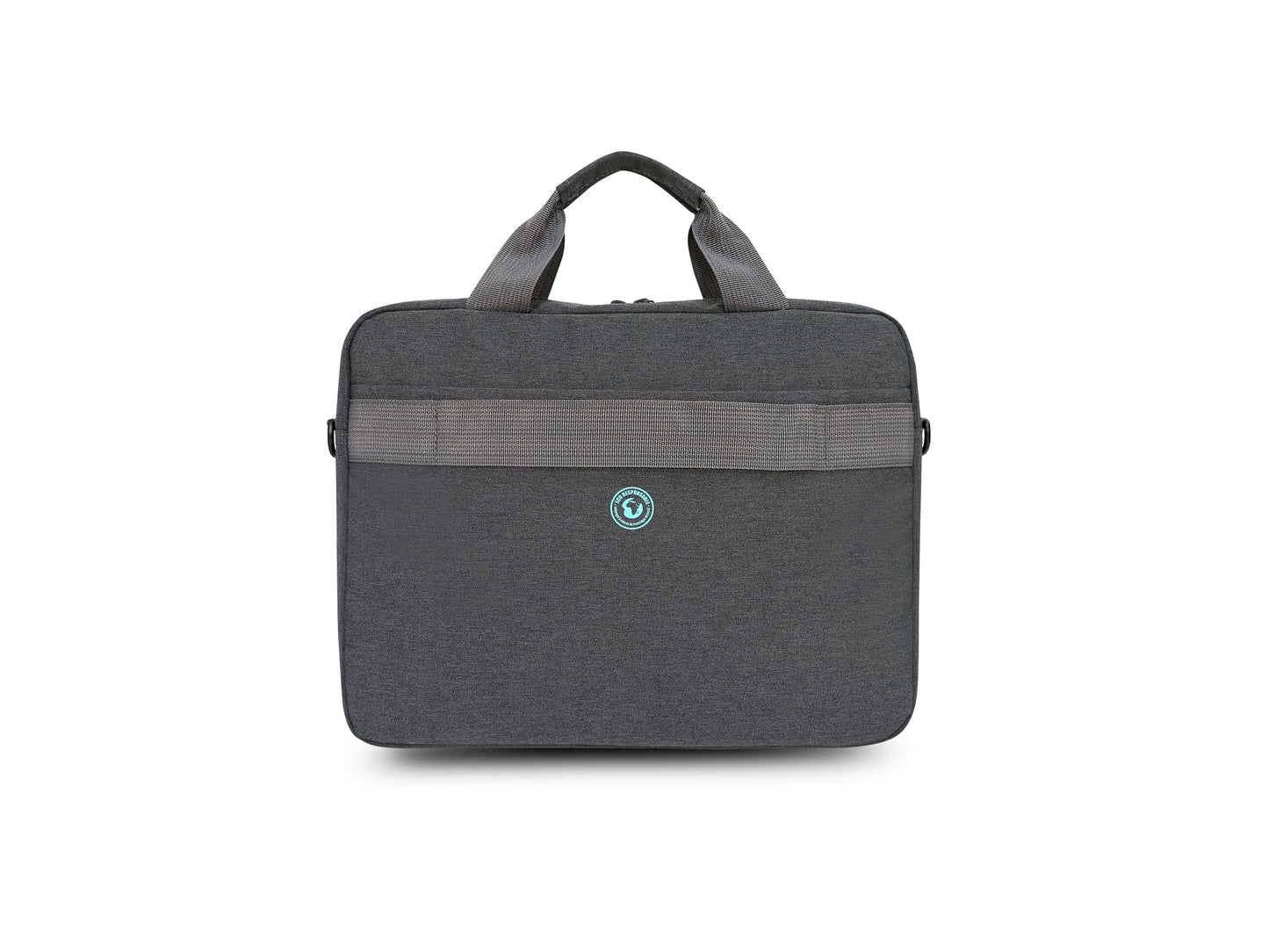 URBAN FACTORY URBAN FACTORY Toploading bag made of recycled Nylon r-PET Reinforced notebook compartment Flat front pocket with zip Back patch