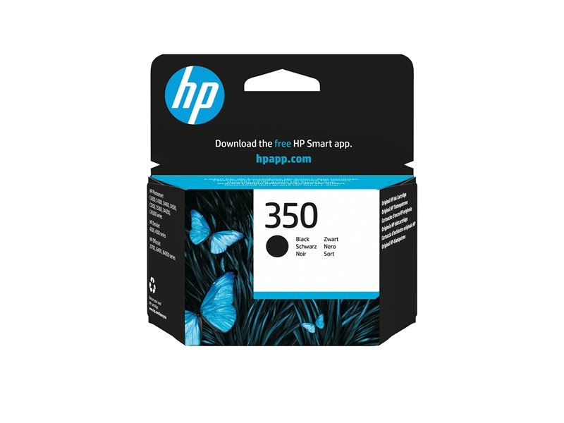 HP 350 original Ink cartridge CB335EE UUS black low capacity 4.5ml 200 pages 1-pack