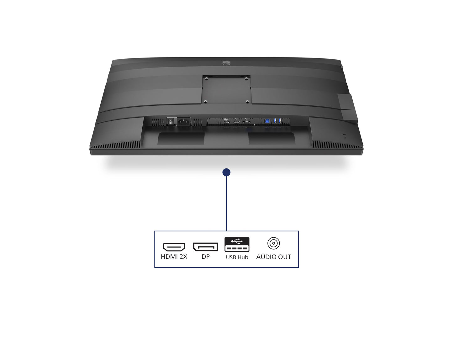 PHILIPS 24B2G5200/00 Ecran 23.8p FHD IPS 75Hz D-SUB HDMI 1.4 DP 1.2