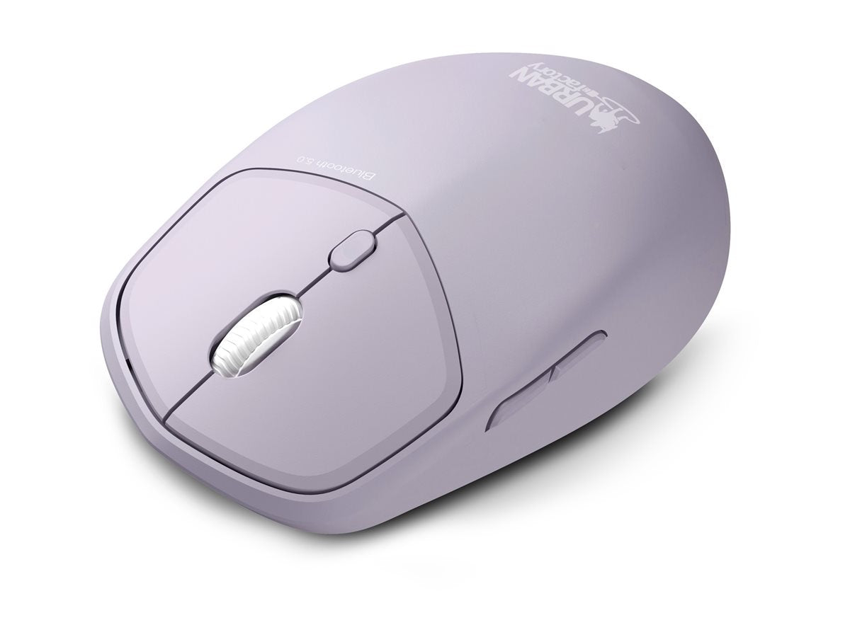 URBAN FACTORY Onlee Color Ambidextrous Mouse 1600Dpi Bluetooth 5.0 - Pale Violet