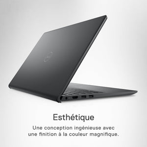 Dell Inspiron 15 3520 Ordinateur Portable 15.6" FHD, Processeur Intel Core i7-1255U, Graphique Intel Iris XE, RAM 16Go, SSD 1To, Windows 11 Home, Clavier AZERTY Français, Noir