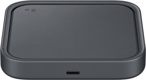 Samsung Pad Induction Plat, Charge Rapide 15W USB (Chargeur Secteur Non Inclus) Noir