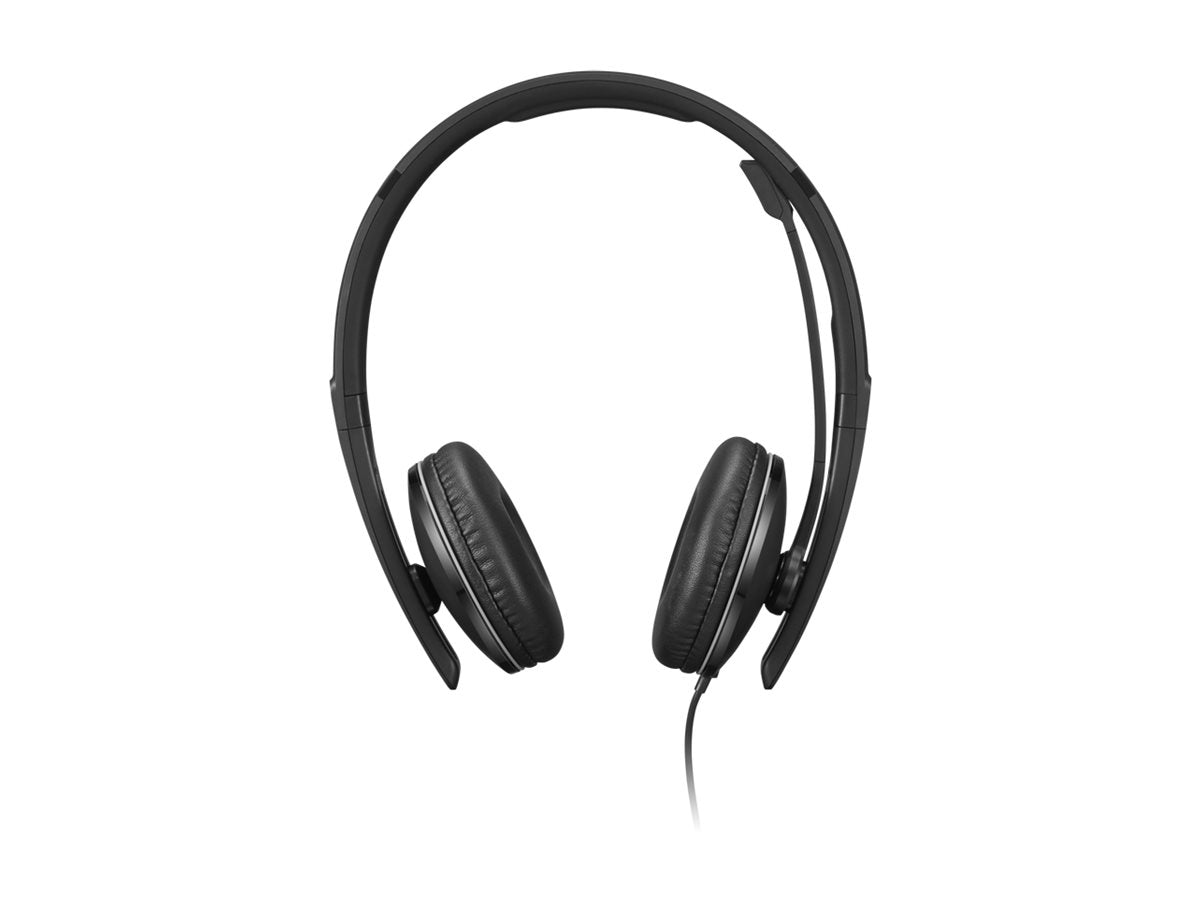 LENOVO - Gen 2 - Micro-casque - sur-oreille - filaire - USB-C - noir - Certifié pour Microsoft Teams