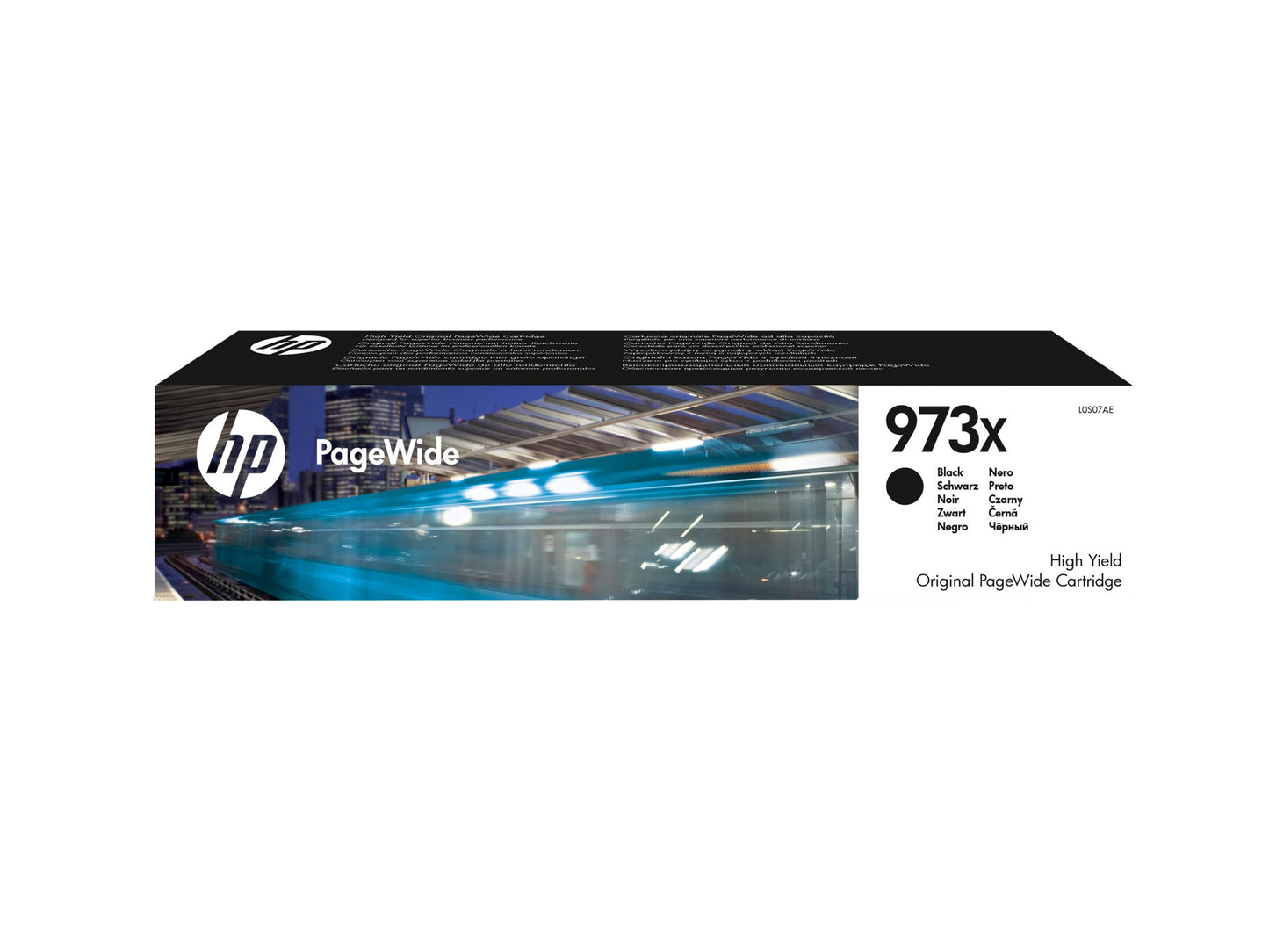 HP 973X original high yield black PageWide cartridge L0S07AE