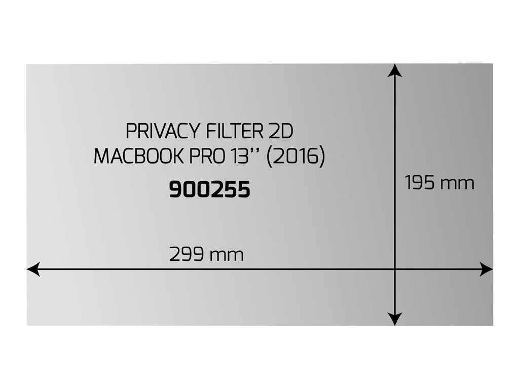 PORT DESIGNS PORT DESIGNS PRIVACY FILTER 2D MACBOOK PRO 13p 2016 299x195