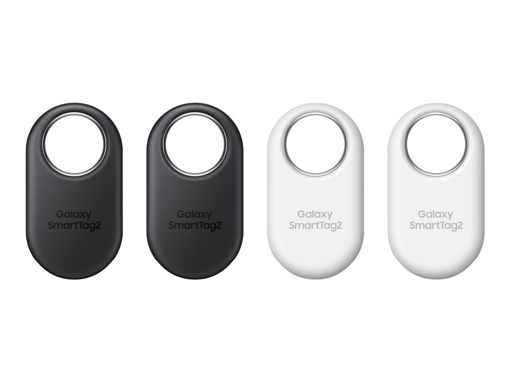 SAMSUNG SAMSUNG Galaxy SmartTag2 - Balise Bluetooth anti-perte - noir, blanc (pack de 4)